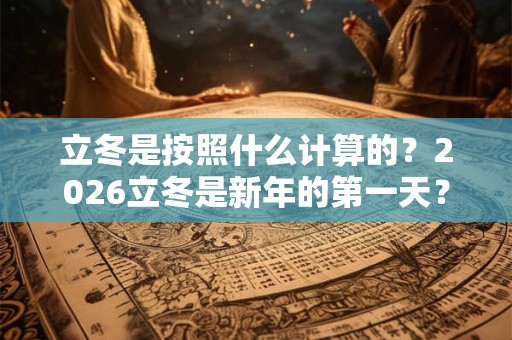 立冬是按照什么计算的?2026立冬是新年的第一天? 立冬是按照什么计算的?2026立冬是新年的第一天?