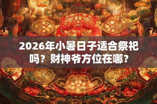 2026年小暑日子适合祭祀吗？财神爷方位在哪？