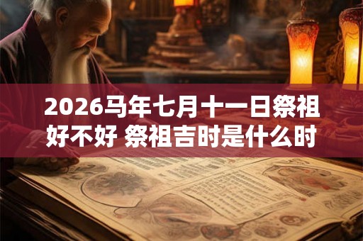 2026马年七月十一日祭祖好不好 祭祖吉时是什么时候