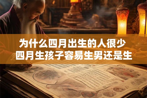 为什么四月出生的人很少 四月生孩子容易生男还是生女