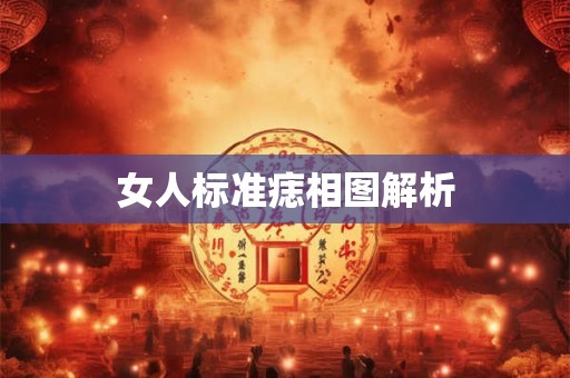女人标准痣相图解析