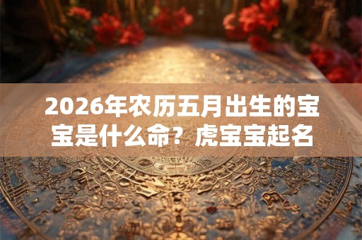 2026年农历五月出生的宝宝是什么命？虎宝宝起名
