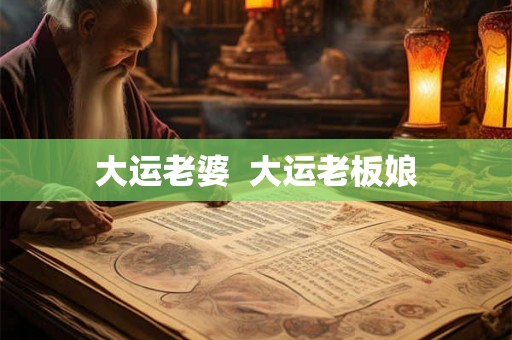 大运老婆 大运老板娘 大运老婆 大运老板娘