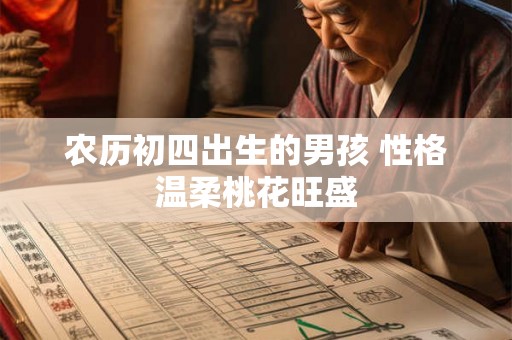 农历初四出生的男孩 性格温柔桃花旺盛 农历初四出生的男孩 性格温柔桃花旺盛