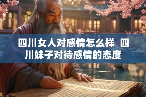 四川女人对感情怎么样  四川妹子对待感情的态度