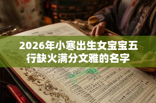 2026年小寒出生女宝宝五行缺火满分文雅的名字