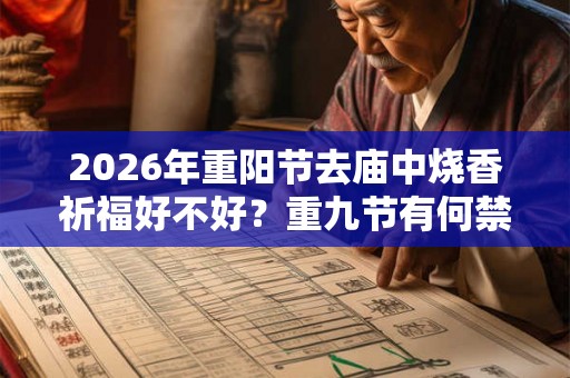 2026年重阳节去庙中烧香祈福好不好?重九节有何禁忌事项? 2026年重阳节去庙中烧香祈福好不好?重九节有何禁忌事项?