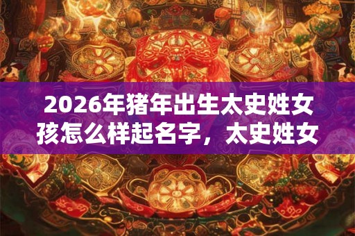 2026年猪年出生太史姓女孩怎么样起名字，太史姓女孩好名推荐