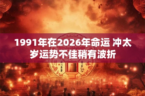 1991年在2026年命运 冲太岁运势不佳稍有波折
