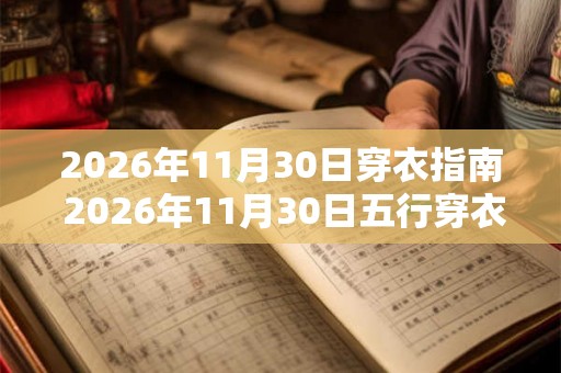 2026年11月30日穿衣指南 2026年11月30日五行穿衣 2026年11月30日穿衣指南 2026年11月30日五行穿衣