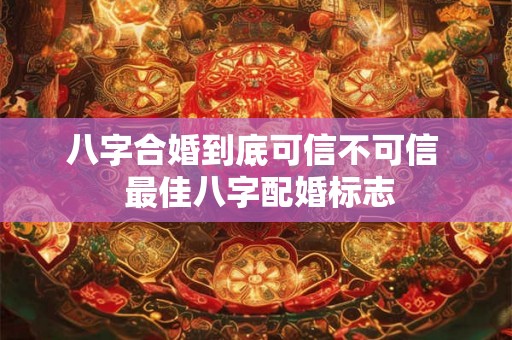 八字合婚到底可信不可信  最佳八字配婚标志