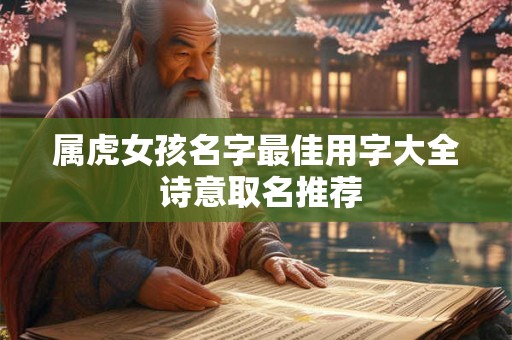 属虎女孩名字最佳用字大全 诗意取名推荐
