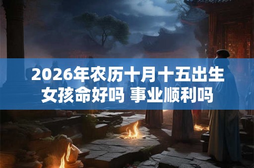 2026年农历十月十五出生女孩命好吗 事业顺利吗