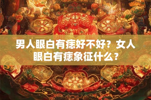 男人眼白有痣好不好？女人眼白有痣象征什么？