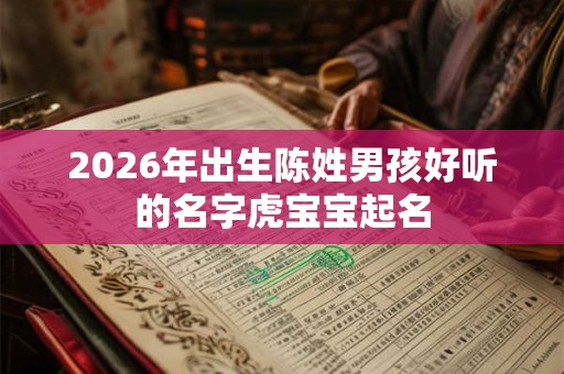 2026年出生陈姓男孩好听的名字虎宝宝起名