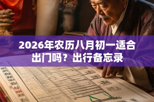 2026年农历八月初一适合出门吗?出行备忘录 2026年农历八月初一适合出门吗?出行备忘录
