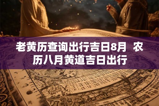 老黄历查询出行吉日8月  农历八月黄道吉日出行