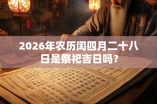 2026年农历闰四月二十八日是祭祀吉日吗? 2026年农历闰四月二十八日是祭祀吉日吗?