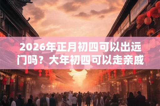 2026年正月初四可以出远门吗？大年初四可以走亲戚吗？