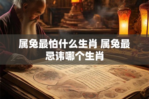 属兔最怕什么生肖 属兔最忌讳哪个生肖 属兔最怕什么生肖 属兔最忌讳哪个生肖