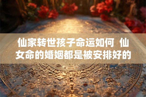 仙家转世孩子命运如何  仙女命的婚姻都是被安排好的