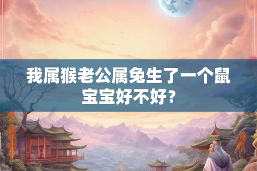 我属猴老公属兔生了一个鼠宝宝好不好？