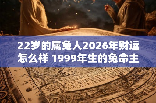 22岁的属兔人2026年财运怎么样 1999年生的兔命主