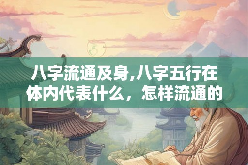 八字流通及身,八字五行在体内代表什么，怎样流通的
