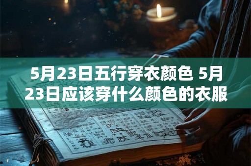 5月23日五行穿衣颜色 5月23日应该穿什么颜色的衣服才符合五行的原则