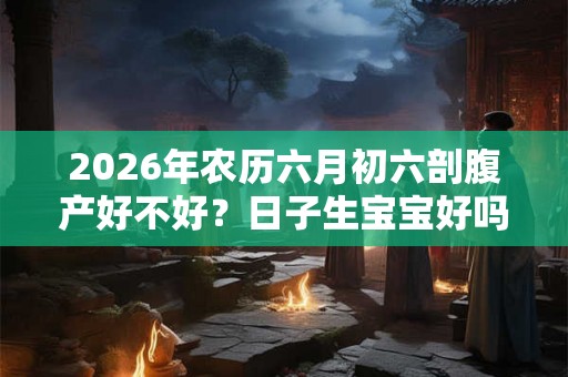 2026年农历六月初六剖腹产好不好？日子生宝宝好吗？