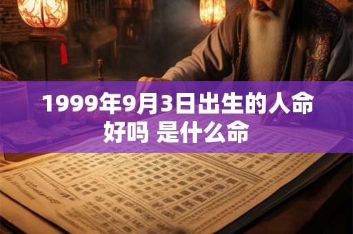 1999年9月3日出生的人命好吗 是什么命