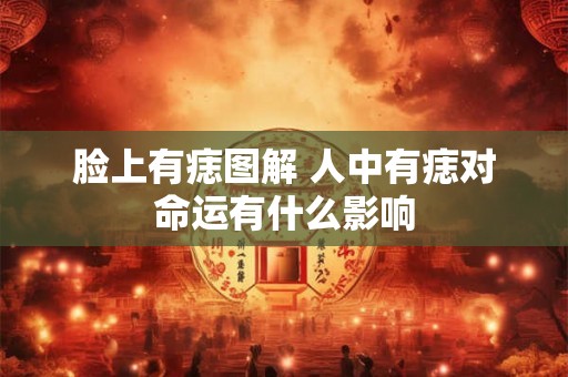 脸上有痣图解 人中有痣对命运有什么影响