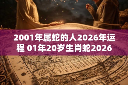 2001年属蛇的人2026年运程 01年20岁生肖蛇2026年运势