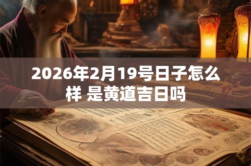 2026年2月19号日子怎么样 是黄道吉日吗 2026年2月19号日子怎么样 是黄道吉日吗