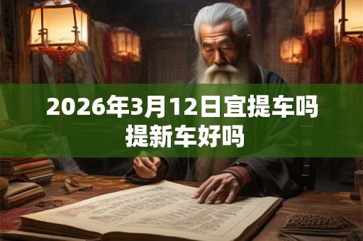 2026年3月12日宜提车吗 提新车好吗