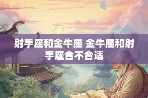 射手座和金牛座 金牛座和射手座合不合适