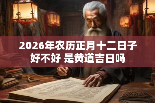 2026年农历正月十二日子好不好 是黄道吉日吗
