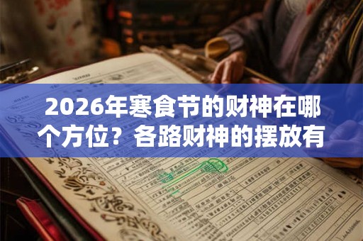 2026年寒食节的财神在哪个方位?各路财神的摆放有何讲究? 2026年寒食节的财神在哪个方位?各路财神的摆放有何讲究?