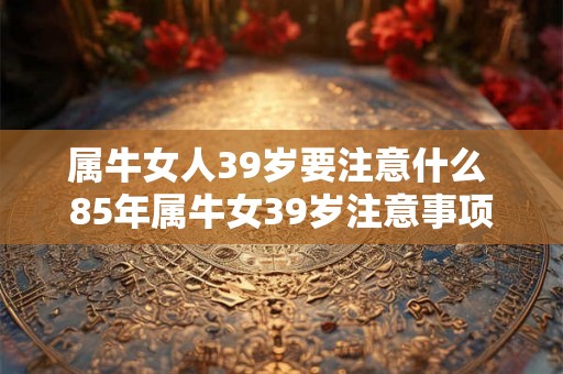 属牛女人39岁要注意什么 85年属牛女39岁注意事项 属牛女人39岁要注意什么 85年属牛女39岁注意事项
