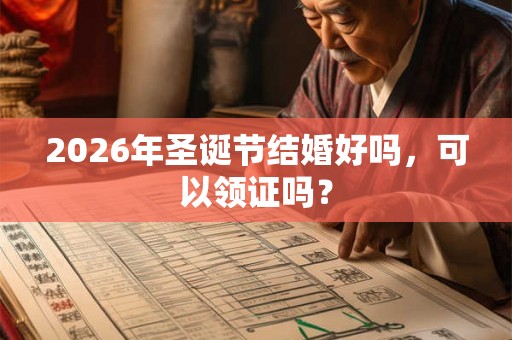2026年圣诞节结婚好吗,可以领证吗? 2026年圣诞节结婚好吗,可以领证吗?