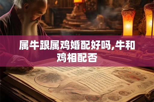 属牛跟属鸡婚配好吗,牛和鸡相配否