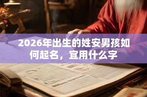 2026年出生的姓安男孩如何起名,宜用什么字 2026年出生的姓安男孩如何起名,宜用什么字