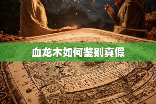 血龙木如何鉴别真假