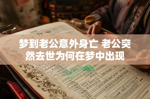 梦到老公意外身亡 老公突然去世为何在梦中出现 梦到老公意外身亡 老公突然去世为何在梦中出现
