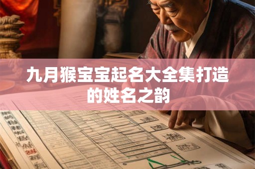 九月猴宝宝起名大全集打造的姓名之韵 九月猴宝宝起名大全集打造的姓名之韵