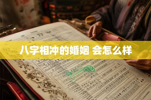 八字相冲的婚姻 会怎么样 八字相冲的婚姻 会怎么样