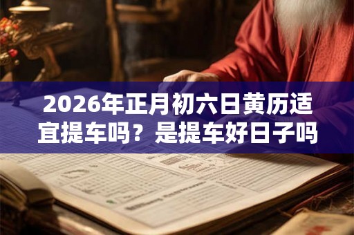 2026年正月初六日黄历适宜提车吗？是提车好日子吗