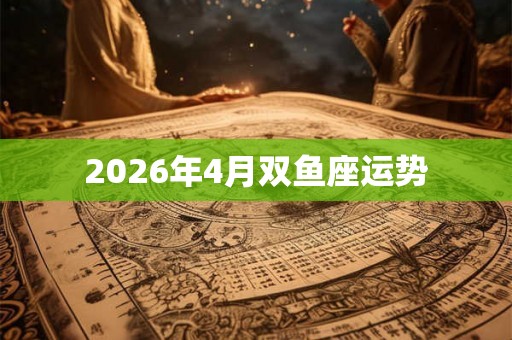 2026年4月双鱼座运势 2026年4月双鱼座运势