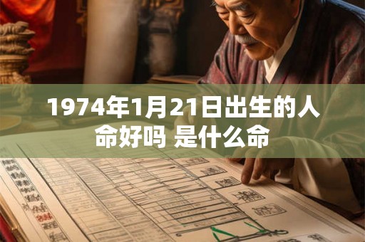 1974年1月21日出生的人命好吗 是什么命