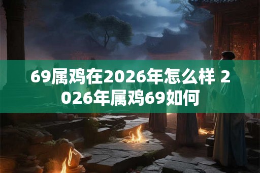 69属鸡在2026年怎么样 2026年属鸡69如何